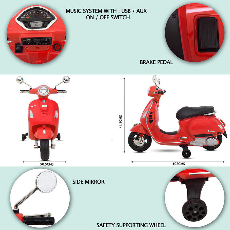 موتور شارژی مدل وسپا کد AX3056